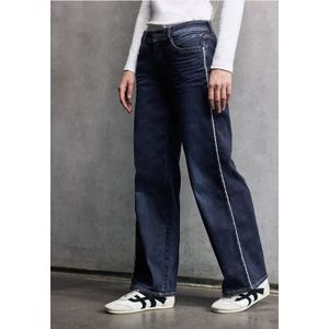Street One Studio Dames Wide Legs Jeans in Blauw, in size: 24