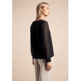 Street One - Dameshemd - Chiffon - Licht - V-hals - Lange Mouwen