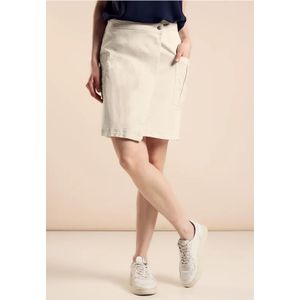 Street One Dames Cargo rok in Beige, in size: 42