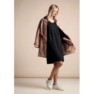 Street One Dames Sweatjurk in Zwart, in size: 34