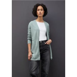 Street One Dames Open vest in Blauw, in size: 34