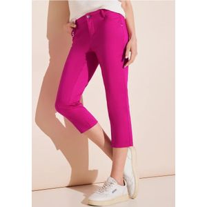 Street One Dames 3/-broek met rits in Pink, in size: 32