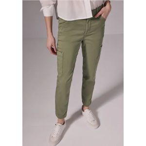 Street One Studio Dames Cargo-look broek in Groen, in size: 32