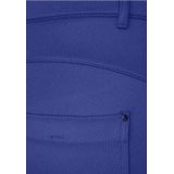 Street One - Slim Fit Broek - Blauw - Hoge Taille, Bootcut Legs, 7/8-Lengte