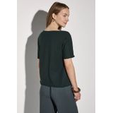 Street One - Dames Shirt - Groen - Met Boothals