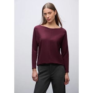 Street One Dames Basis Dolman-trui in Rood, in size: 34