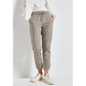 Street One Dames Loose Fit broek in Grijs, in size: 42