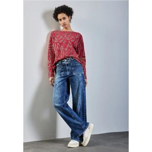 Street One - Overhemd - Tweekleurig - Zacht - Jacquard