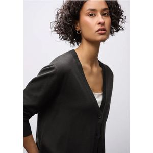 Street One Dames Vest met V-hals in Bruin, in size: 34