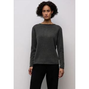 Street One Dames Trui met rolzoom in Grijs, in size: 34