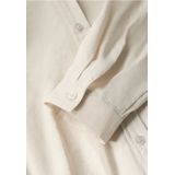 Street One - Studio Shirtkraag Blouse - Light Sunstone Beige - Met Pleat Detail