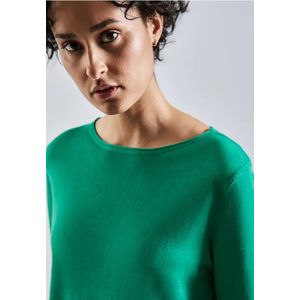 Street One Dames Zachte gebreide trui in Groen, in size: 34