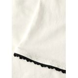 Street One - Shirt - Wit - Katoen-Modaalmix