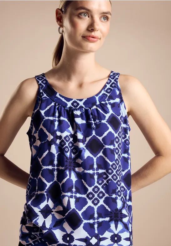 Haltertops - Jersey - Zacht Aanvoelend - Gedrapeerd - Normale Pasvorm