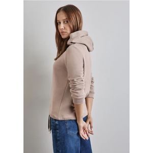 Street One Dames Sweat hoodie in Beige, in size: 34