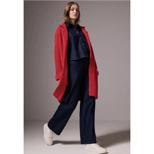 Street One Studio Dames Vest in vachtlook in Rood, in size: 42