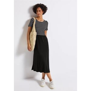 Street One - Midi-jurk - Zwart - Dames