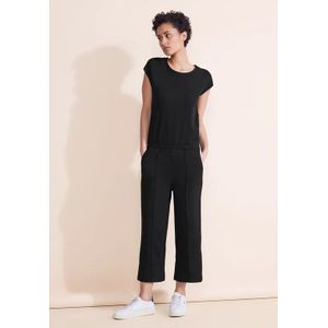 Street One Dames 3/4-jumpsuit in Zwart, in size: 32