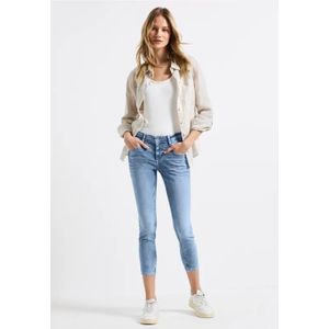 Street One Dames 7/8 jeans in Slim Fit in Blauw, in size: 24
