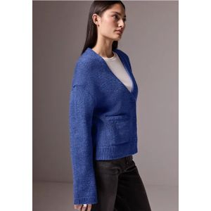 Street One Studio Dames Gebreid vest in Blauw, in size: 36