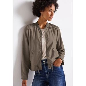 Street One Dames Zomerse blouson in Bruin, in size: 36