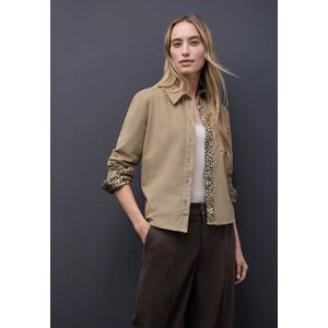 Street One - Corduroy Blouse - Beige