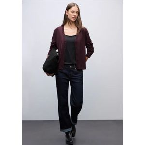 Street One Dames Vest met V-hals in Rood, in size: 34