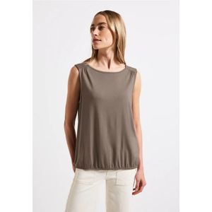 Street One Dames Basis top in Bruin, in size: 34