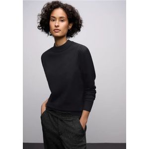 Street One Dames Zachte basistrui in Zwart, in size: 38