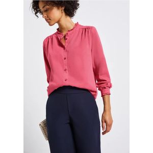 Street One Dames Tuniek met gewassen look in Roze, in size: 34