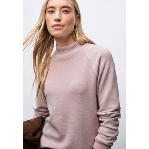 Street One Dames Zacht gemêleerd shirt in Roze, in size: 34