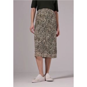 Street One Studio - Dames Mesh Rok - Bruin - Met Patroon