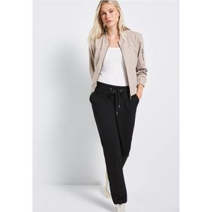 Street One Dames Loose Fit broek in Zwart, in size: 32
