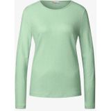 Street One - A322919 - T-shirt - Milky Green Mel.