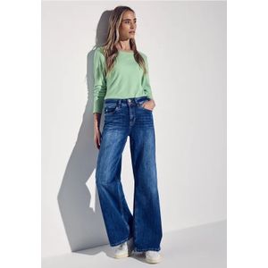 Street One - A322919 - T-shirt - Milky Green Mel.