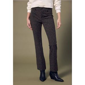 Street One Studio Dames Bootcut leo broek in Bruin, in size: 32