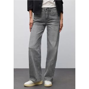 Street One Dames Wide Legs Jeans in Grijs, in size: 25