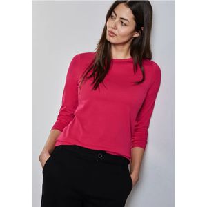 Street One Dames Basis shirt in Pink, in size: 44