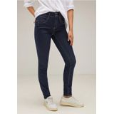 Street One Dames Slim fit jeans in Blauw, in size: 24