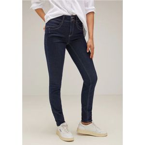Street One Dames Slim fit jeans in Blauw, in size: 24