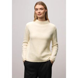 Street One Dames Trui met structuur in Beige, in size: 34