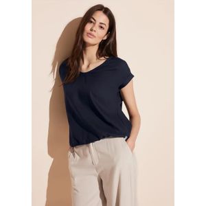 Street One Dames Viscose blouse in Blauw, in size: 34