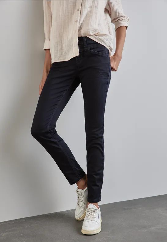 Street One - Envy - Casual Jeans - Blauw - Dames
