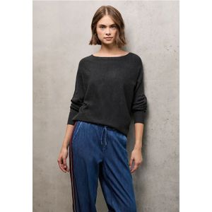Street One Studio Dames Dolman trui in Grijs, in size: 34