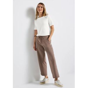 Street One Dames Shirt met boothals in Wit, in size: 34