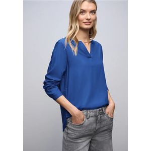 Street One Dames Tuniek in effen kleur in Blauw, in size: 34