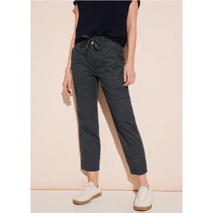 Street One Dames Papertouch broek in Grijs, in size: 32