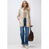 Street One - Sweatjack - Beige - Dames - Gebreide Details