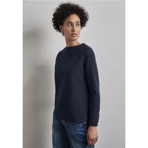 Street One Dames Gestructureerd coltruitje in Blauw, in size: 34