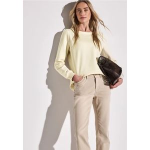 Street One Dames Sweatshirt in Beige, in size: 34